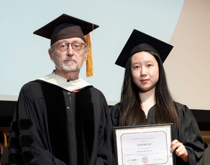 Cornell MSE Senior Thesis Award 2022: Hongjin Du, with Prof. van Dover.